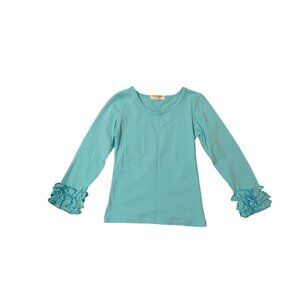 Adorable Essentials Ruffle Cuff Shirt Size 6